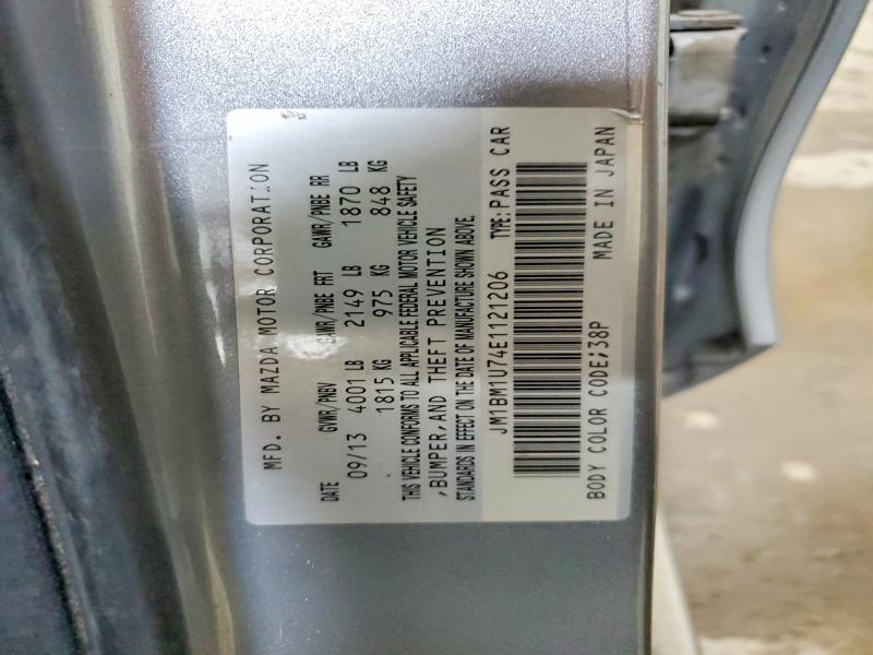 Продажа на аукционе авто 2014 Mazda 3, vin: JM1BM1U74E1121206, номер лота: 57683366
