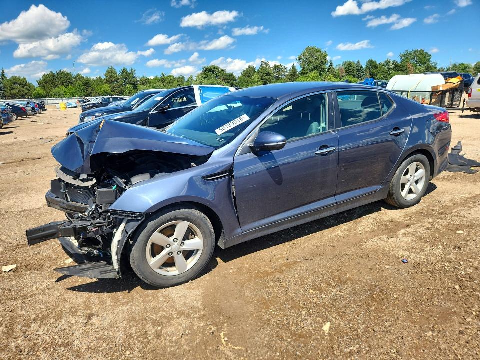 2015 Kia Optima მანქანა იყიდება აუქციონზე, vin: 5XXGM4A72FG490745, აუქციონის ნომერი: 56183916
