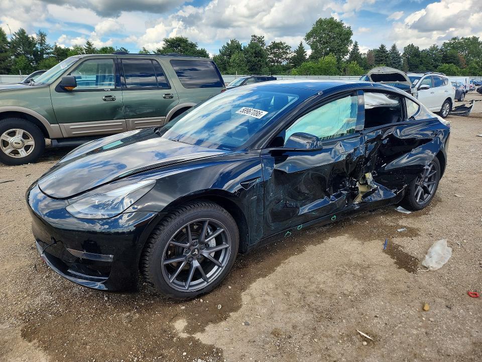 2021 Tesla Model 3 მანქანა იყიდება აუქციონზე, vin: 5YJ3E1EB1MF035653, აუქციონის ნომერი: 58967086