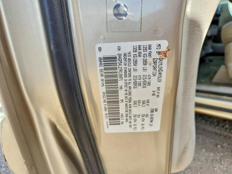 Aukcja sprzedaży 2007 Chrysler Town & Country, vin: 2A4GP54L27R120971, numer aukcji: 59019706