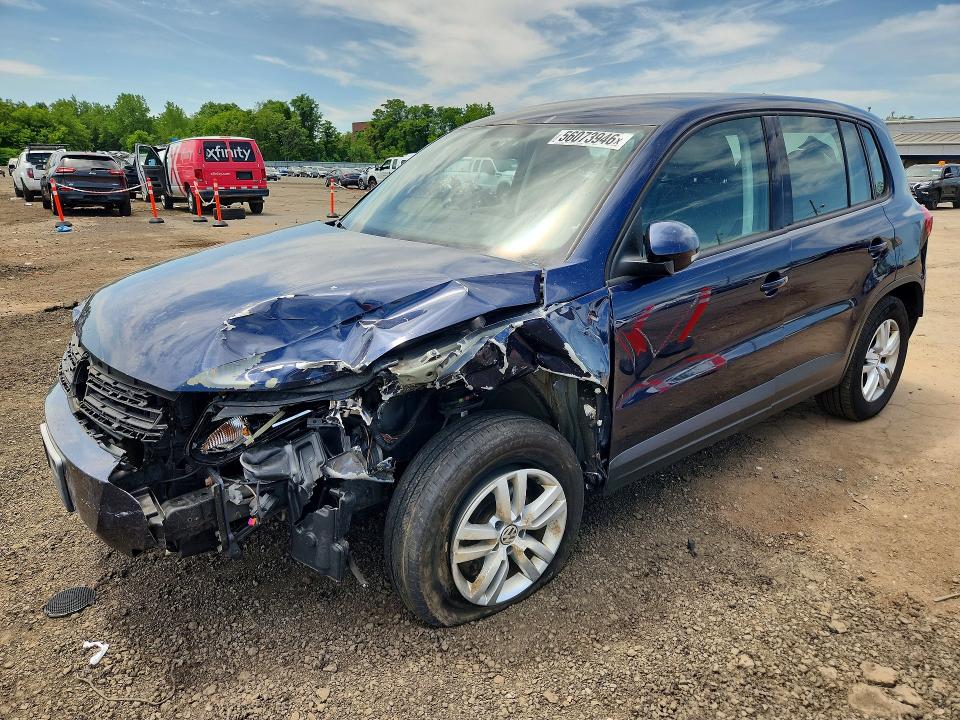 2012 Volkswagen Tiguan მანქანა იყიდება აუქციონზე, vin: WVGBV7AXXCW611178, აუქციონის ნომერი: 56073946