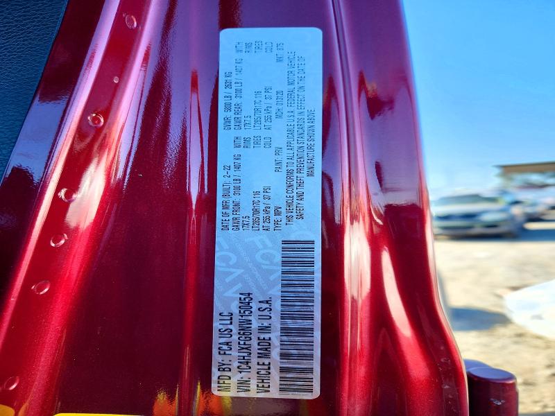 Продажа на аукционе авто 2022 Jeep Wrangler Unlimited, vin: 1C4HJXFG6NW150454, номер лота: 57938026