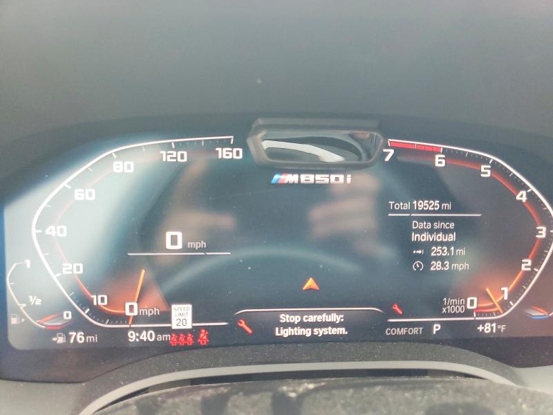 Продаж на аукціоні авто 2022 Bmw M850xi, vin: WBAGV8C03NCK22206, номер лоту: 56970966