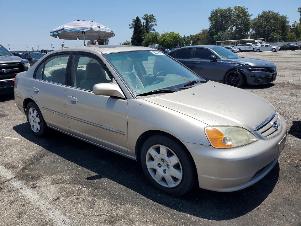 Продаж на аукціоні авто 2001 Honda Civic, vin: 2HGES26781H543787, номер лоту: 58332496
