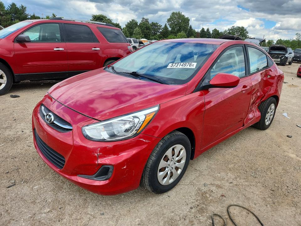 2016 Hyundai Accent მანქანა იყიდება აუქციონზე, vin: KMHCT4AE9GU981353, აუქციონის ნომერი: 57314976