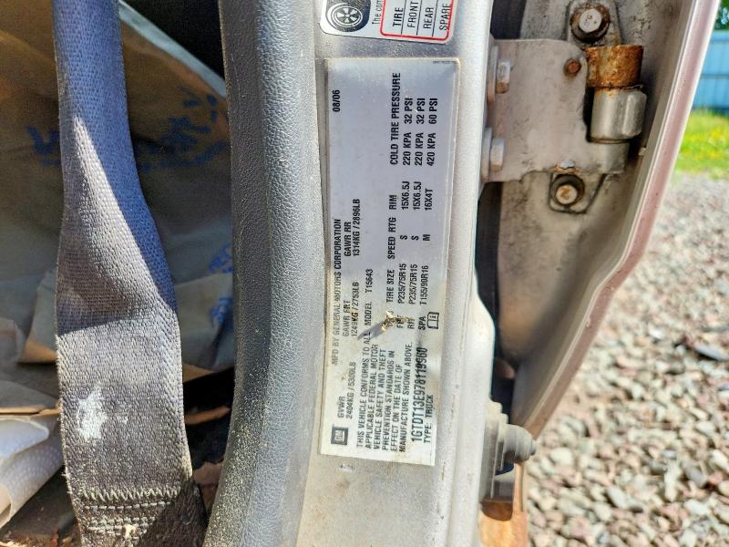 2007 Gmc Canyon მანქანა იყიდება აუქციონზე, vin: 1GTDT13E978119960, აუქციონის ნომერი: 56307316