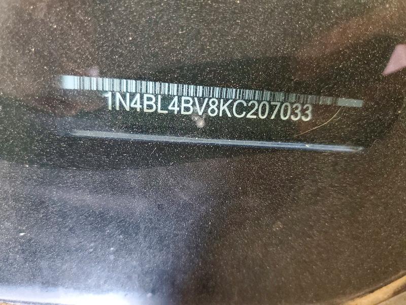 2019 Nissan Altima მანქანა იყიდება აუქციონზე, vin: 1N4BL4BV8KC207033, აუქციონის ნომერი: 58876306