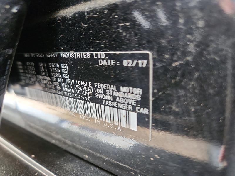 Продаж на аукціоні авто 2017 Subaru Legacy, vin: 4S3BNAA61H3054940, номер лоту: 58057646