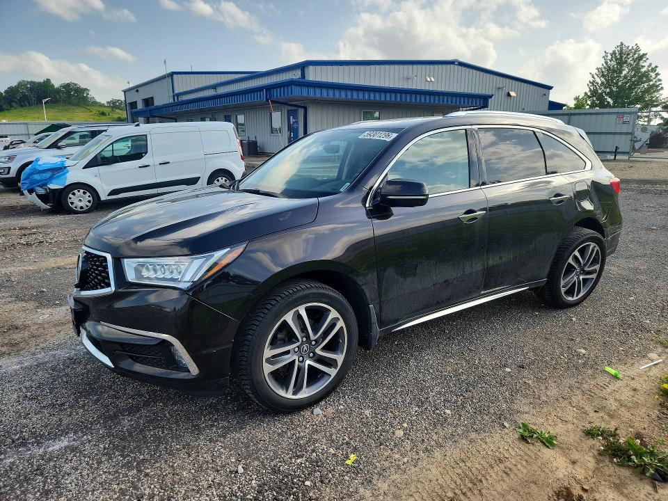 59301296 :رقم المزاد ، 5FRYD4H86HB038501 vin ، 2017 Acura Mdx مزاد بيع