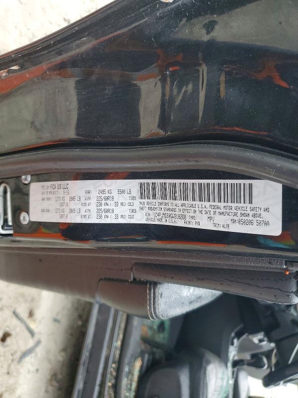 58244496 :رقم المزاد ، 1C4PJMDS0GW318268 vin ، 2016 Jeep Cherokee مزاد بيع
