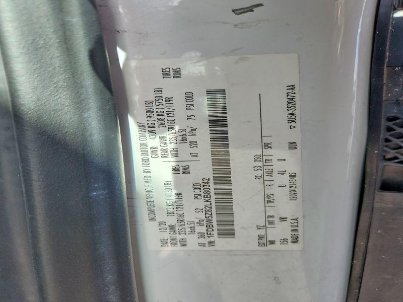 Aukcja sprzedaży 2020 Ford Transit, vin: 1FDBW5Z82LKB80342, numer aukcji: 55566776