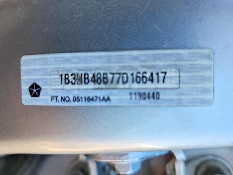 2007 Dodge Caliber მანქანა იყიდება აუქციონზე, vin: 1B3HB48B77D166417, აუქციონის ნომერი: 58635846