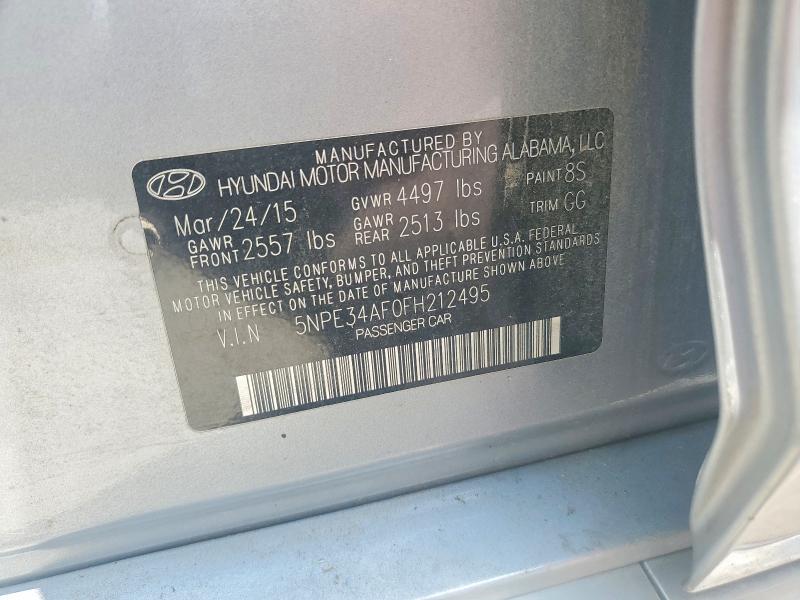 Aukcja sprzedaży 2015 Hyundai Sonata, vin: 5NPE34AF0FH212495, numer aukcji: 59151466