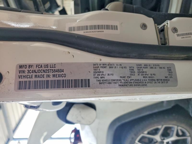 Продаж на аукціоні авто 2025 Jeep Compass, vin: 3C4NJDCN2ST584604, номер лоту: 55971466