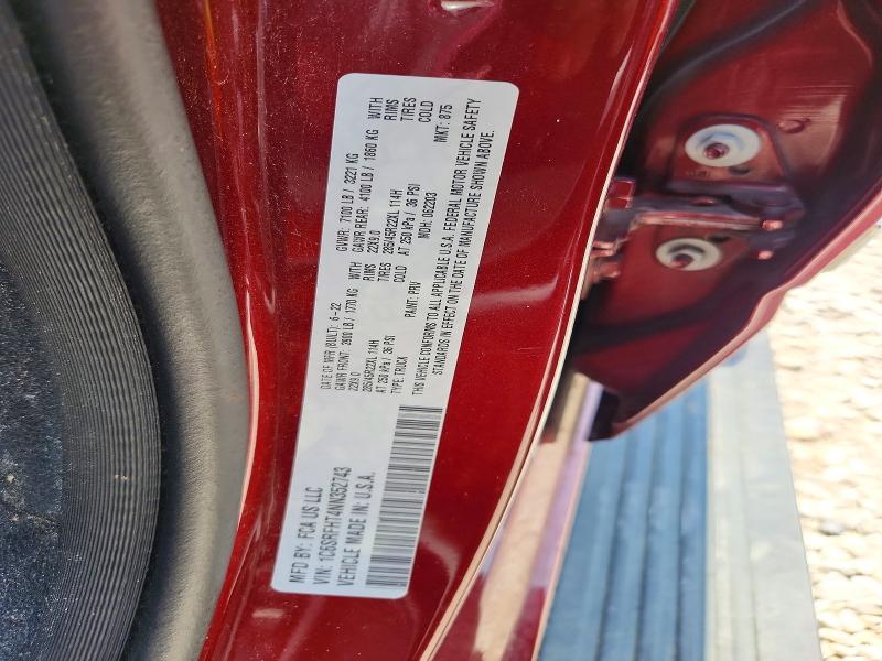 Продаж на аукціоні авто 2022 Ram 1500, vin: 1C6SRFHT4NN352743, номер лоту: 58761686