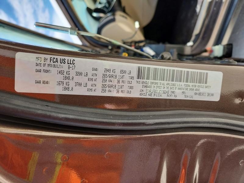 Продаж на аукціоні авто 2018 Jeep Grand Cherokee, vin: 1C4RJFBG1JC136249, номер лоту: 56224016