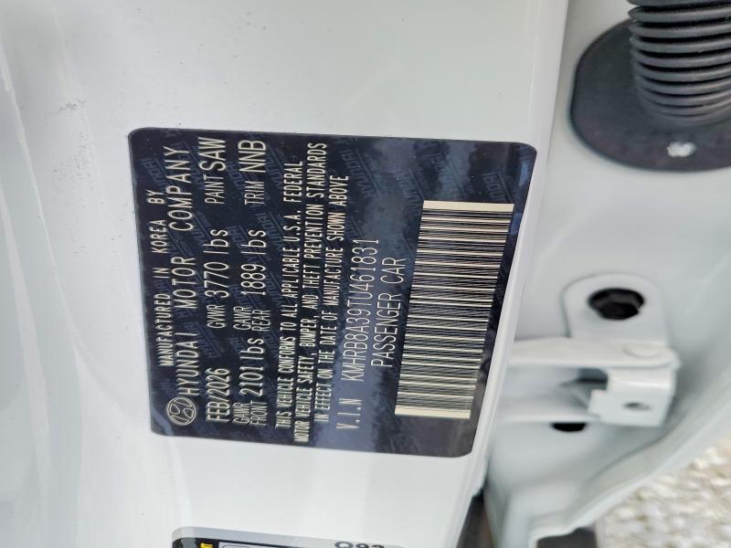 Продаж на аукціоні авто 2026 Hyundai Venue, vin: KMHRB8A39TU461831, номер лоту: 57721566
