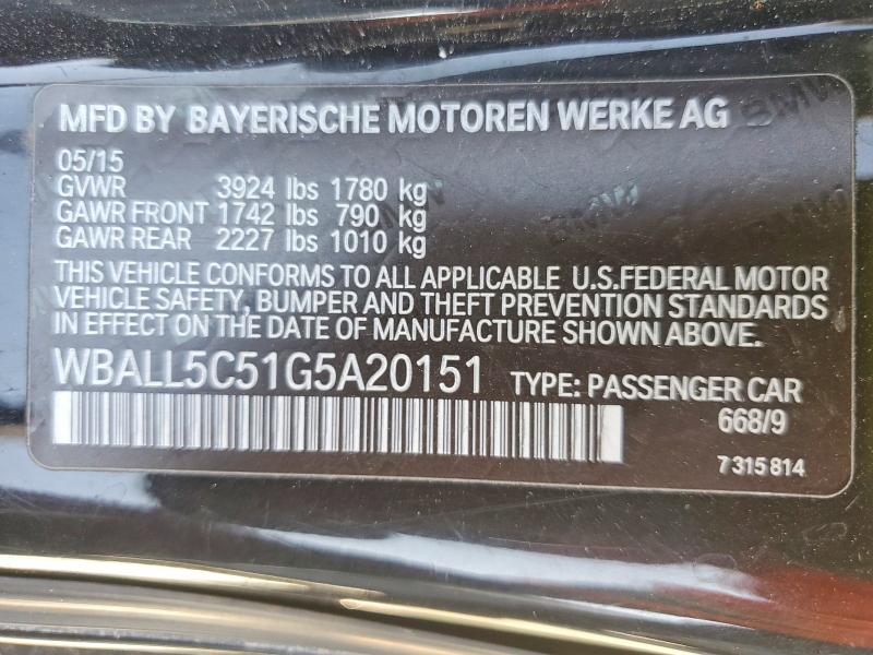 2016 Bmw Z4 მანქანა იყიდება აუქციონზე, vin: WBALL5C51G5A20151, აუქციონის ნომერი: 57189156