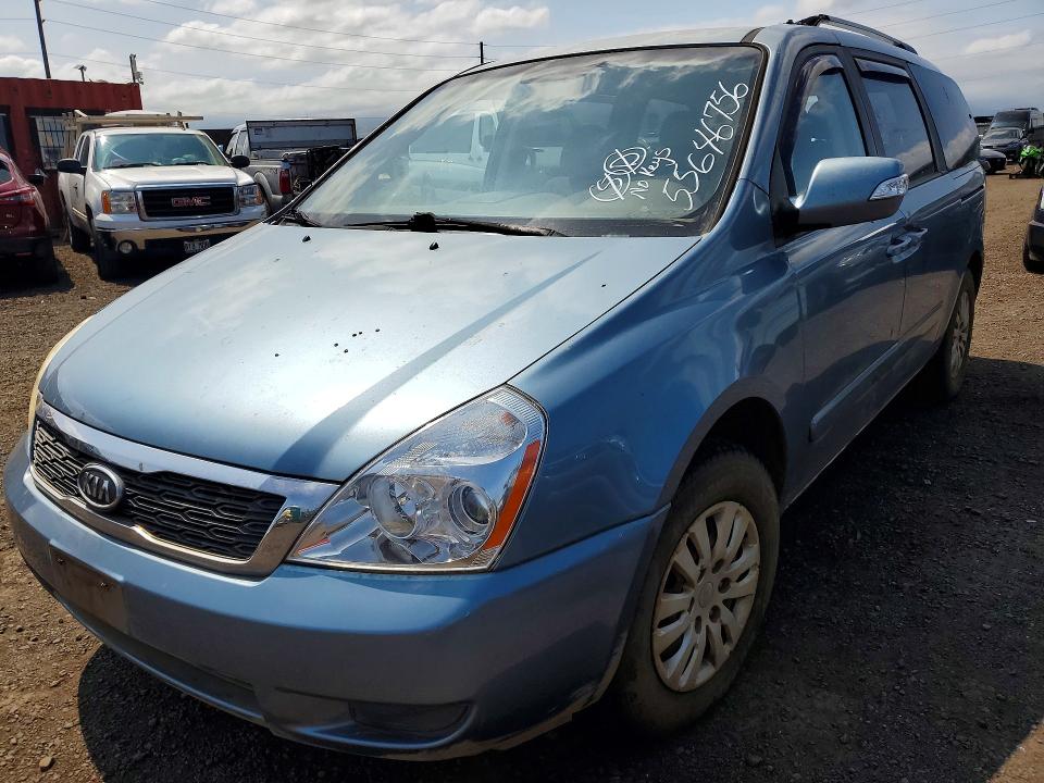 2012 Kia Sedona მანქანა იყიდება აუქციონზე, vin: KNDMG4C79C6471191, აუქციონის ნომერი: 55646756