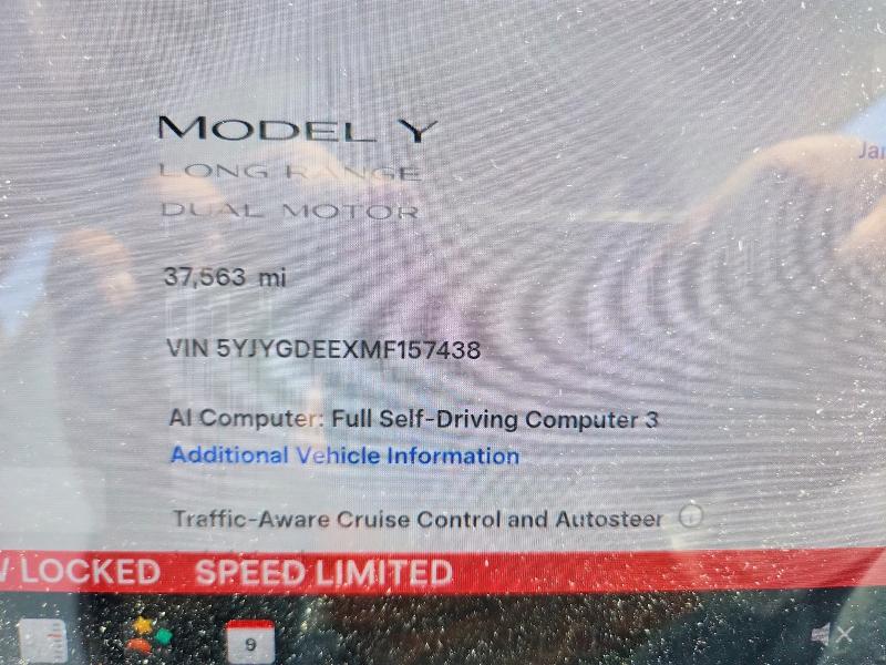 Продажа на аукционе авто 2021 Tesla Model Y, vin: 5YJYGDEEXMF157438, номер лота: 56807026