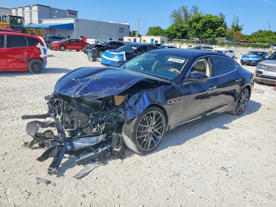 56843486 :رقم المزاد ، ZAM56RPA2H1199156 vin ، 2017 Maserati Quattroporte مزاد بيع