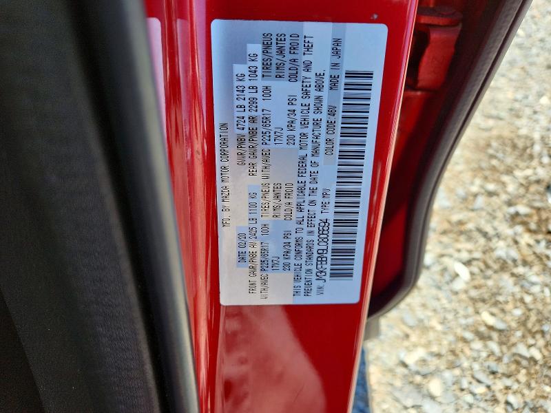 Продаж на аукціоні авто 2020 Mazda Cx-5, vin: JM3KFBBM9L0806594, номер лоту: 57695906