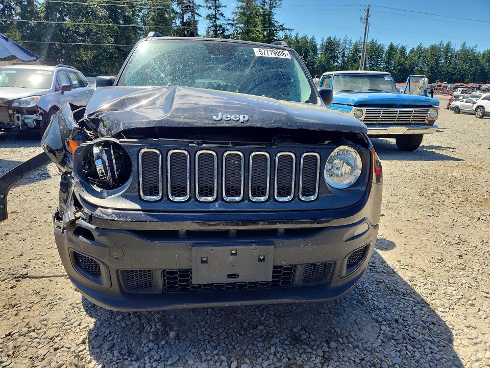 57779006 :رقم المزاد ، ZACCJBAT6GPD50980 vin ، 2016 Jeep Renegade مزاد بيع