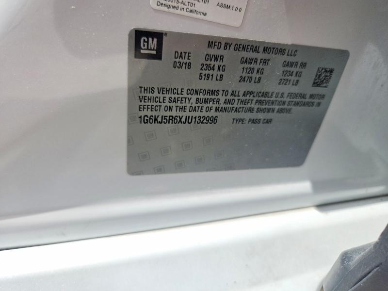 Продажа на аукционе авто 2018 Cadillac Ct6, vin: 1G6KJ5R6XJU132996, номер лота: 57874526