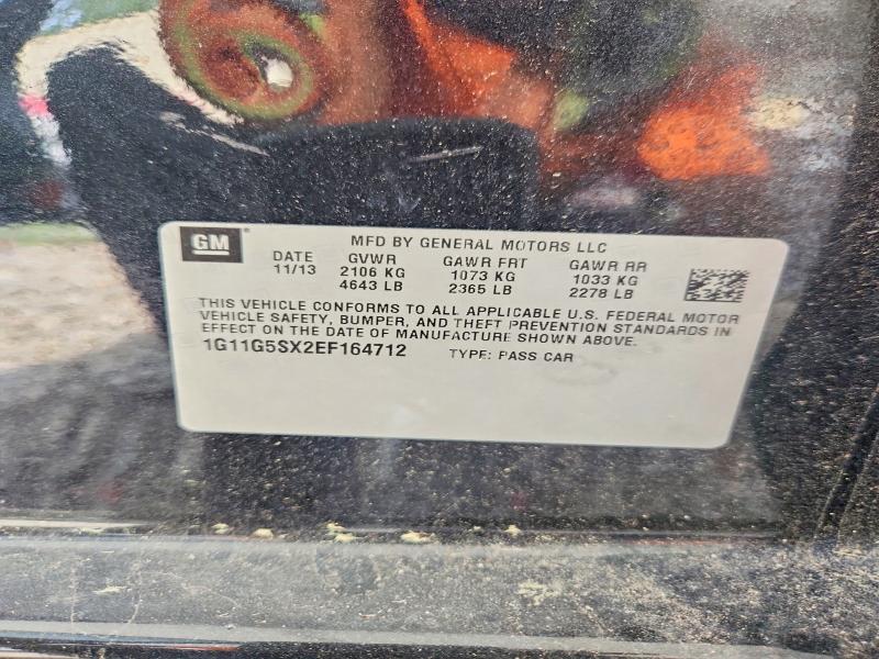 56751876 :رقم المزاد ، 1G11G5SX2EF164712 vin ، 2014 Chevrolet Malibu مزاد بيع