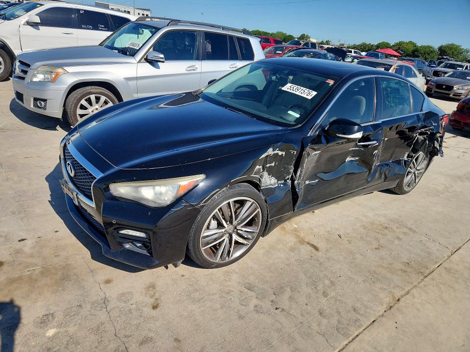 Auction sale of the 2014 Infiniti Q50 Hybrid, vin: JN1AV7AR5EM700708, lot number: 55391576