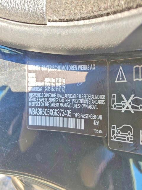Продажа на аукционе авто 2016 Bmw 435, vin: WBA3R5C5XGK373405, номер лота: 58327906