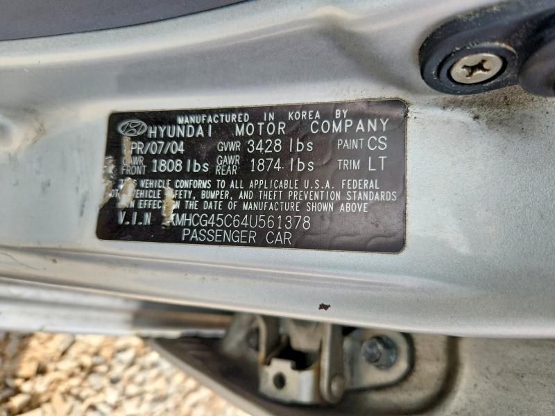 Продаж на аукціоні авто 2004 Hyundai Accent, vin: KMHCG45C64U561378, номер лоту: 55876616