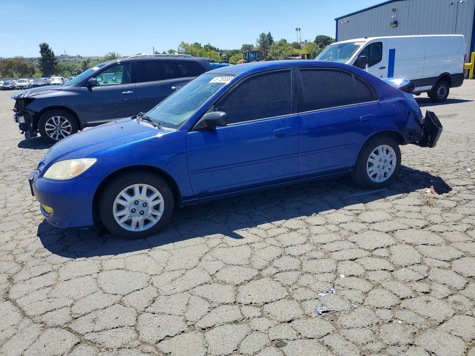 2005 Honda Civic მანქანა იყიდება აუქციონზე, vin: 2HGES16595H554246, აუქციონის ნომერი: 56789556