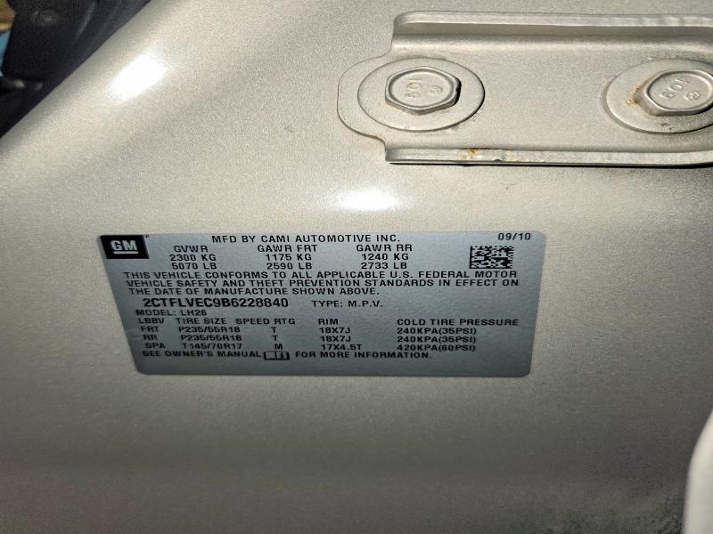 2011 Gmc Terrain მანქანა იყიდება აუქციონზე, vin: 2CTFLVEC9B6228840, აუქციონის ნომერი: 57715606
