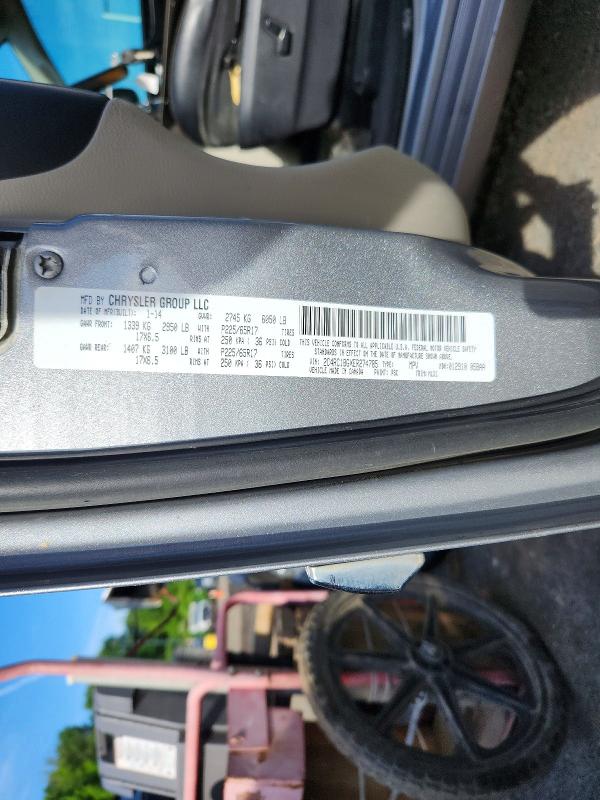 Продаж на аукціоні авто 2014 Chrysler Town & Country, vin: 2C4RC1BGXER274785, номер лоту: 58350316