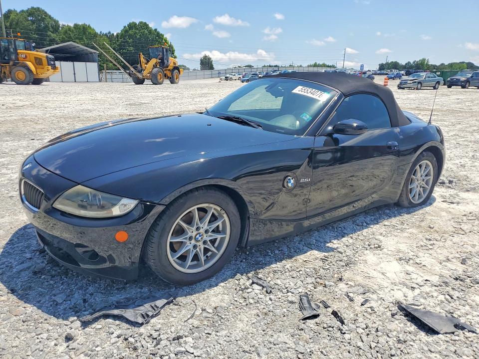 55534076 :رقم المزاد ، 4USBT335X5LS54243 vin ، 2005 Bmw Z4 مزاد بيع