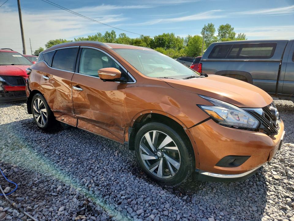 55741466 :رقم المزاد ، 5N1AZ2MHXFN235664 vin ، 2015 Nissan Murano مزاد بيع