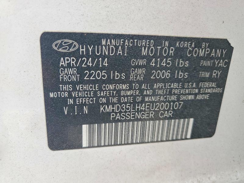 Продаж на аукціоні авто 2014 Hyundai Elantra Gt, vin: KMHD35LH4EU200107, номер лоту: 56407866