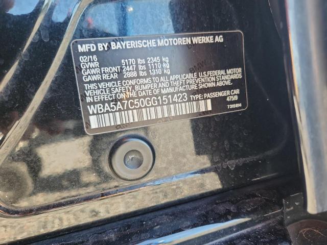 Aukcja sprzedaży 2016 Bmw 528, vin: WBA5A7C50GG151423, numer aukcji: 54233596