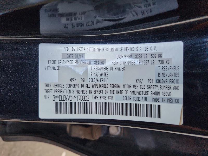 Продажа на аукционе авто 2017 Toyota Yaris Ia, vin: 3MYDLBYV0HY170303, номер лота: 57064576