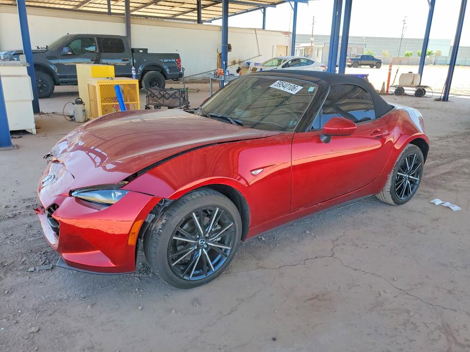 59540106 :رقم المزاد ، JM1NDAD73R0608163 vin ، 2024 Mazda Mx-5 Miata مزاد بيع