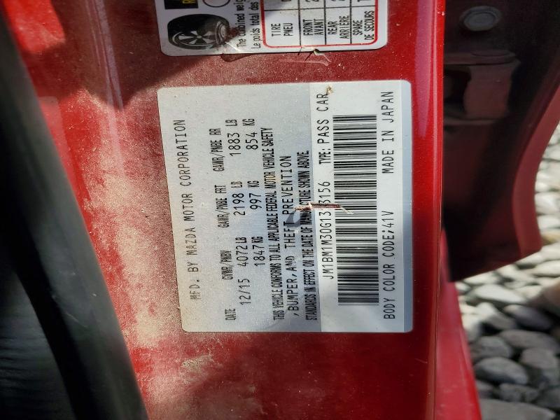 Aukcja sprzedaży 2016 Mazda 3, vin: JM1BM1M30G1313156, numer aukcji: 55787376