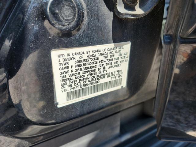 Продажа на аукционе авто 2006 Honda Pilot, vin: 2HKYF18596H508499, номер лота: 57134806