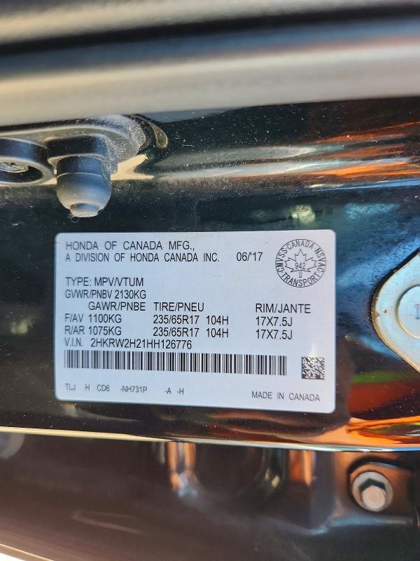 Aukcja sprzedaży 2017 Honda Cr-v, vin: 2HKRW2H21HH126776, numer aukcji: 55889346