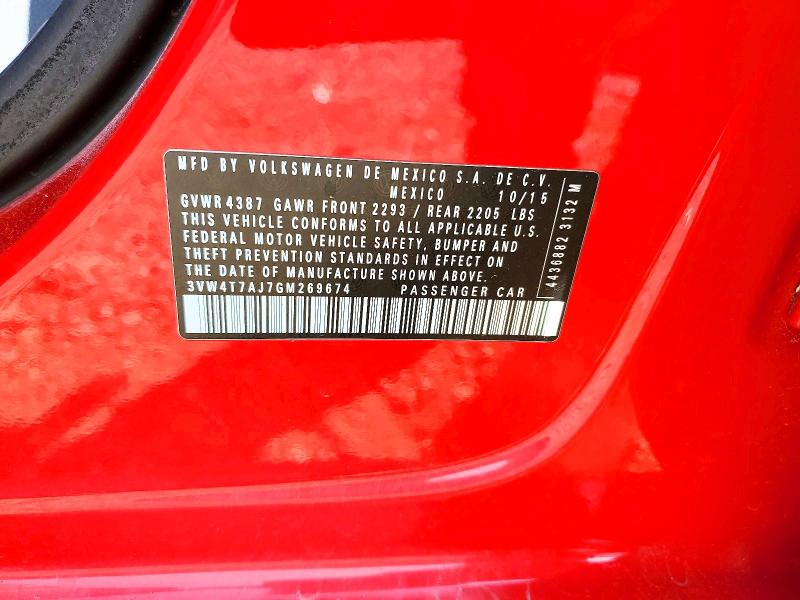 Продаж на аукціоні авто 2016 Volkswagen Jetta, vin: 3VW4T7AJ7GM269674, номер лоту: 55189796