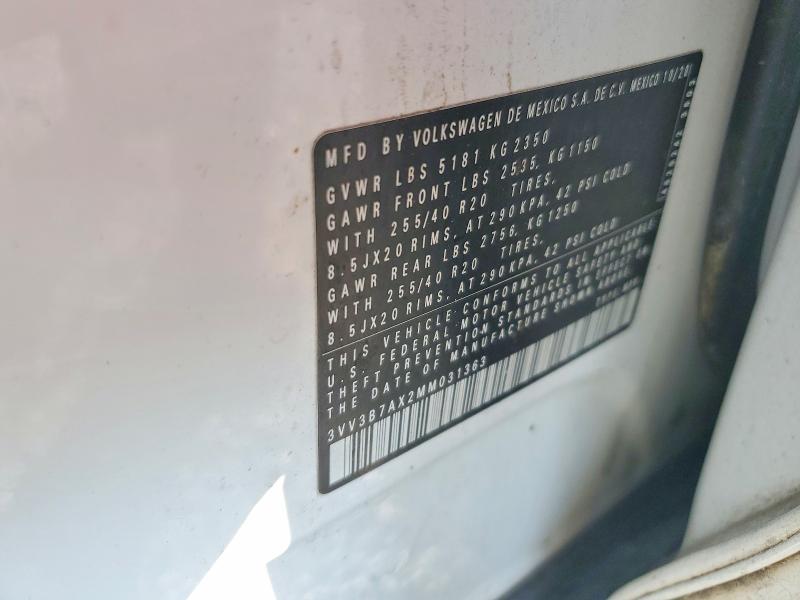 Продажа на аукционе авто 2021 Volkswagen Tiguan, vin: 3VV3B7AX2MM031363, номер лота: 56683516