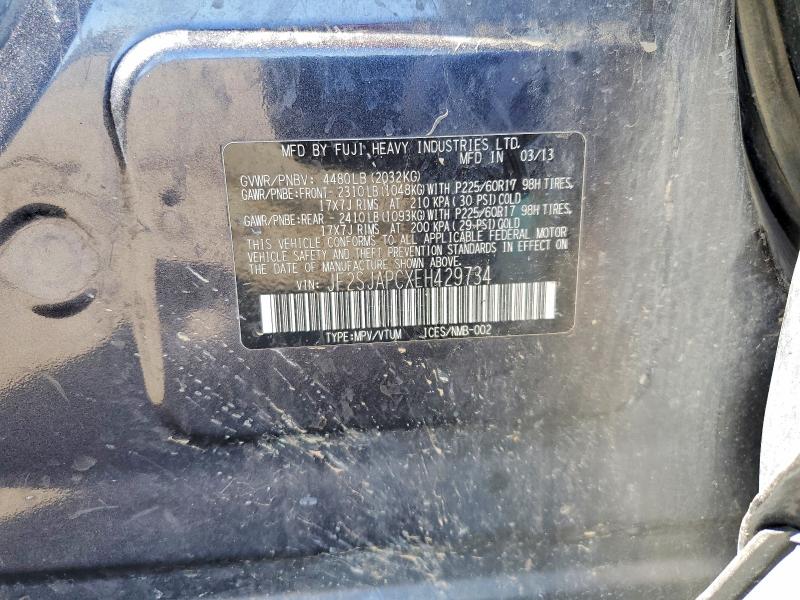 57203736 :رقم المزاد ، JF2SJAPCXEH429734 vin ، 2014 Subaru Forester مزاد بيع