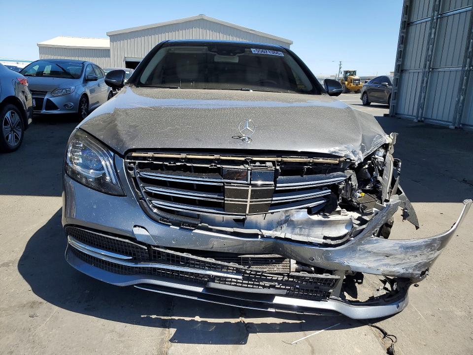 2018 Mercedes-benz S მანქანა იყიდება აუქციონზე, vin: WDDUG8DB1JA398585, აუქციონის ნომერი: 55621366