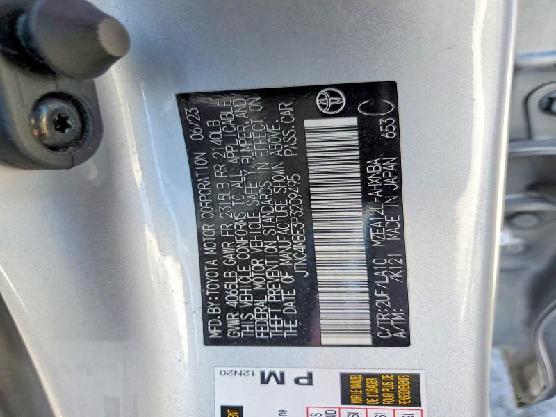 Продаж на аукціоні авто 2023 Toyota Corolla, vin: JTNC4MBE3P3209495, номер лоту: 58403286