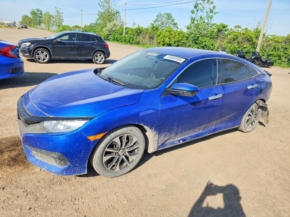 Продажа на аукционе авто 2018 Honda Civic, vin: 2HGFC2F57JH041837, номер лота: 55960586